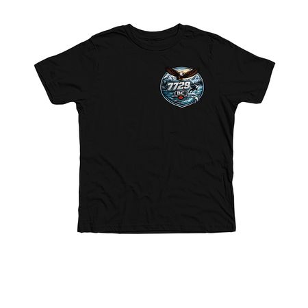 7729 BC - Ask me what it means, a Solid Black Blend Premium Youth Tee