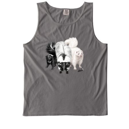 The Trio Collection, a Grey Comfort Colors Tank Top