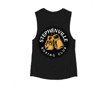 SBC WOMEN'S LINE, a Black Women's Muscle Tank