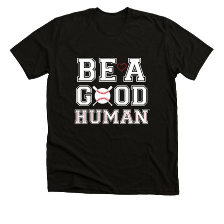 BAGH Baseball, a Solid Black Blend Premium Unisex Tee
