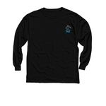 The Whitewater State, a Black Youth Long Sleeve Tee (back-view)