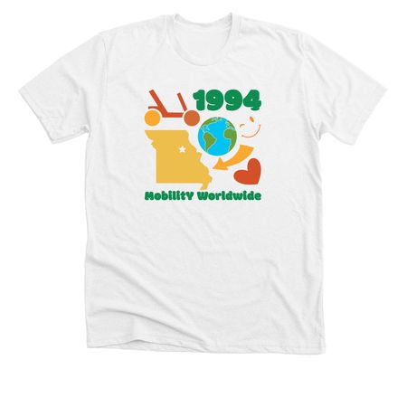 1994 Throwback Classic, a Solid White Blend Premium Unisex Tee