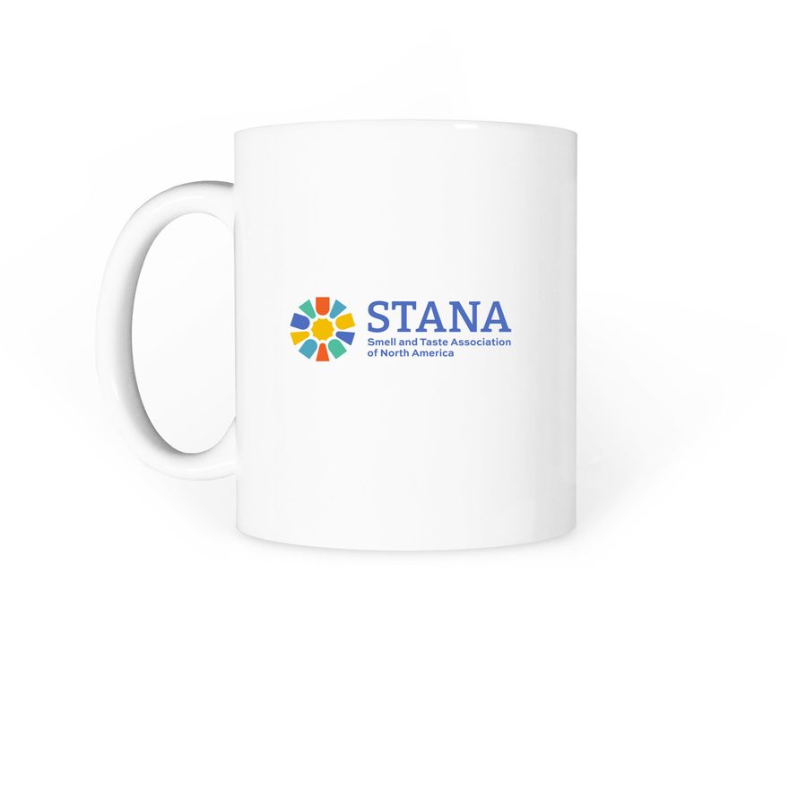 Taste & Smell Matter Mug, a White Coffee Mug (back-view)
