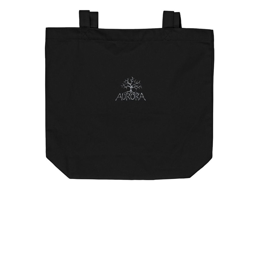 Aurora Tote Bag, a Black Organic Cotton Tote Bag