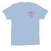 LIVE WITH HEART, a Baby Blue Premium Cotton Tee