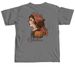 Pumpkin Spice Lady Color, a Grey Comfort Colors Unisex Tee (back-view)