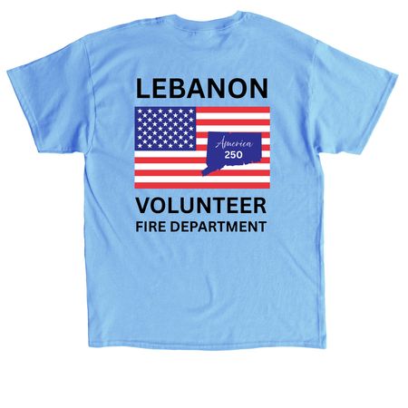 LVFD America 250, a Carolina Blue Classic Unisex Tee