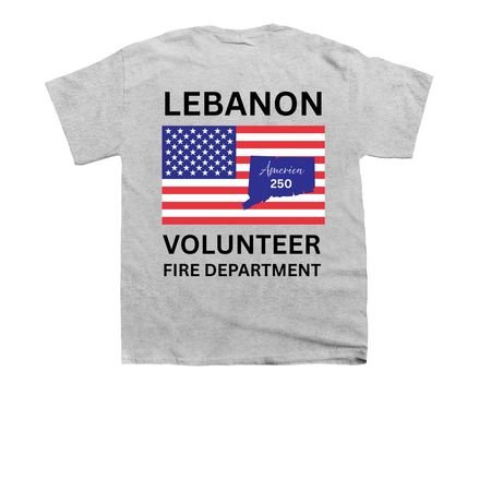 LVFD America 250, a Sport Grey Youth Unisex Tee