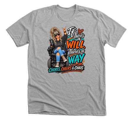 Will and way, a Athletic Heather Premium Unisex Tee