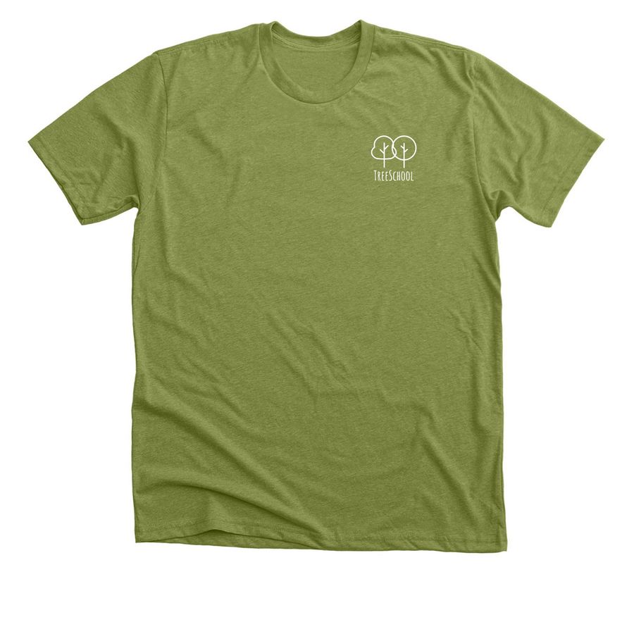 adult tee & crewneck, a Heather Green Premium Unisex Tee