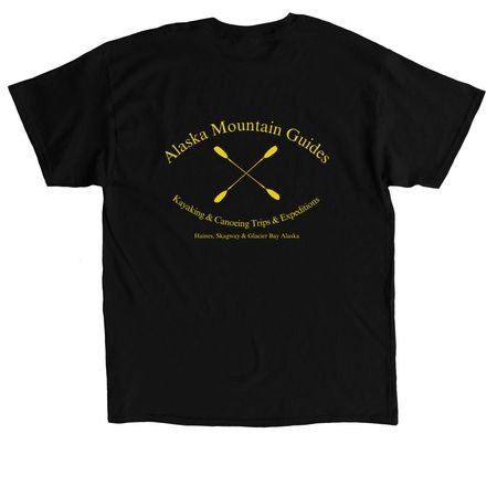 Kayak and Canoe Guide, a Black Classic Unisex Tee (back-view)