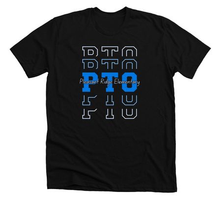 PTO, a Solid Black Blend Premium Unisex Tee