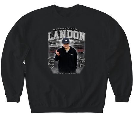 The Forever In Our Hearts Collection, a Black Softstyle Crewneck Sweatshirt