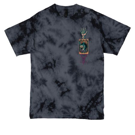 The Devil XX, a Black Crystal Tie Dye Tee