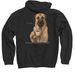 The Fu*k, a Black Pullover Hoodie (back-view)