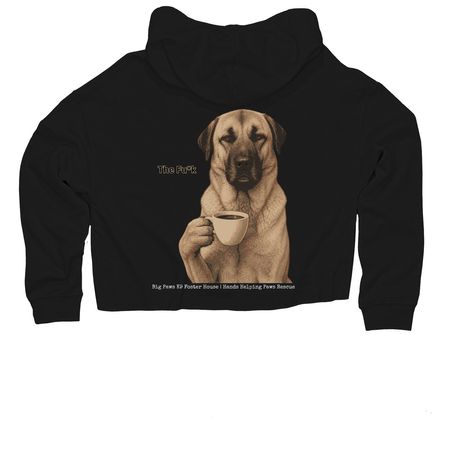 The Fu*k, a Black Women?s Lightweight Cropped Hoodie