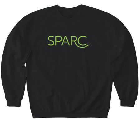 SPARC classic, a Black Softstyle Crewneck Sweatshirt