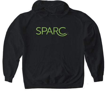SPARC classic, a Black Gildan Softstyle Pullover Hoodie