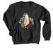 Scared AND Brave, a Black Crewneck Sweatshirt