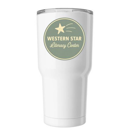 Tumbler, a White Insulated Tumbler