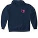 Boobs Behaving Badly, a Navy Gildan Softstyle Pullover Hoodie