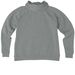 Kindness Inspires Zip Up, a Aluminum Grey Heather Allmade Women?s Organic CVC Zip-Up Hoodie (back-view)