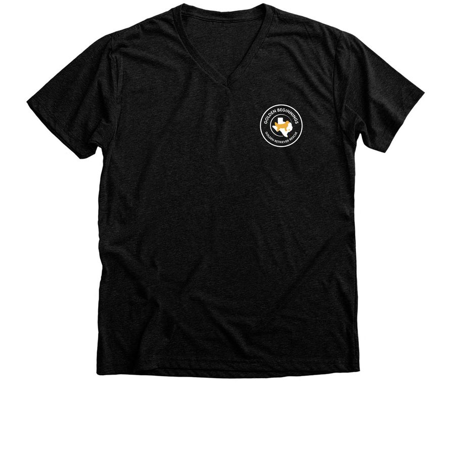 GBGRR V-Necks-Dark Shirts, a Black Heather Premium V-Neck Tee