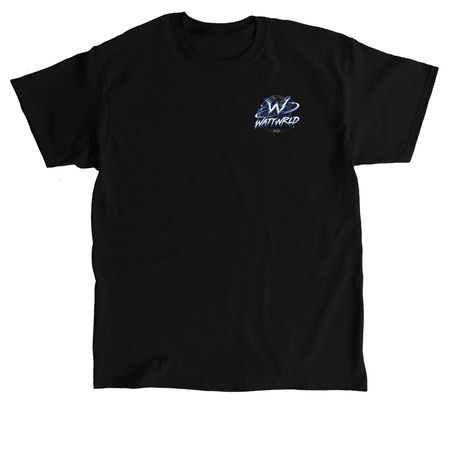 Wattwrld, a Black Classic Unisex Tee