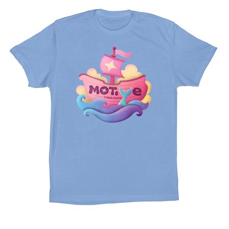 Motive & Mermaids, a Carolina Blue Premium Cotton Tee