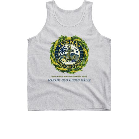 Hawai?i Roots. Navy Pride. One ?Ohana., a Sport Grey Classic Unisex Tank Top