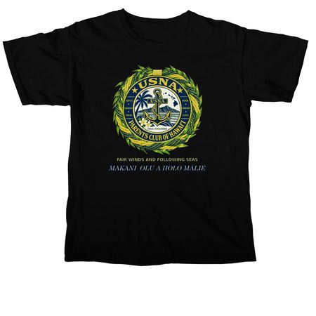 Hawai?i Roots. Navy Pride. One ?Ohana., a Black Comfort Colors Unisex Tee