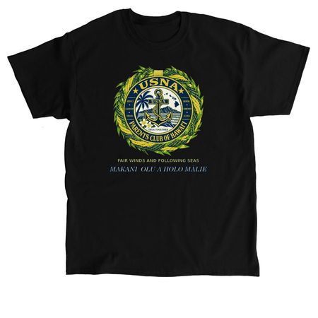 Hawai?i Roots. Navy Pride. One ?Ohana., a Black Classic Unisex Tee