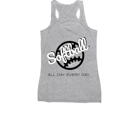 Softball Tournament, a Athletic Heather Women's Racerback