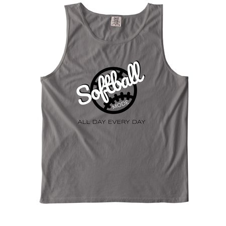 Softball Tournament, a Grey Comfort Colors Tank Top