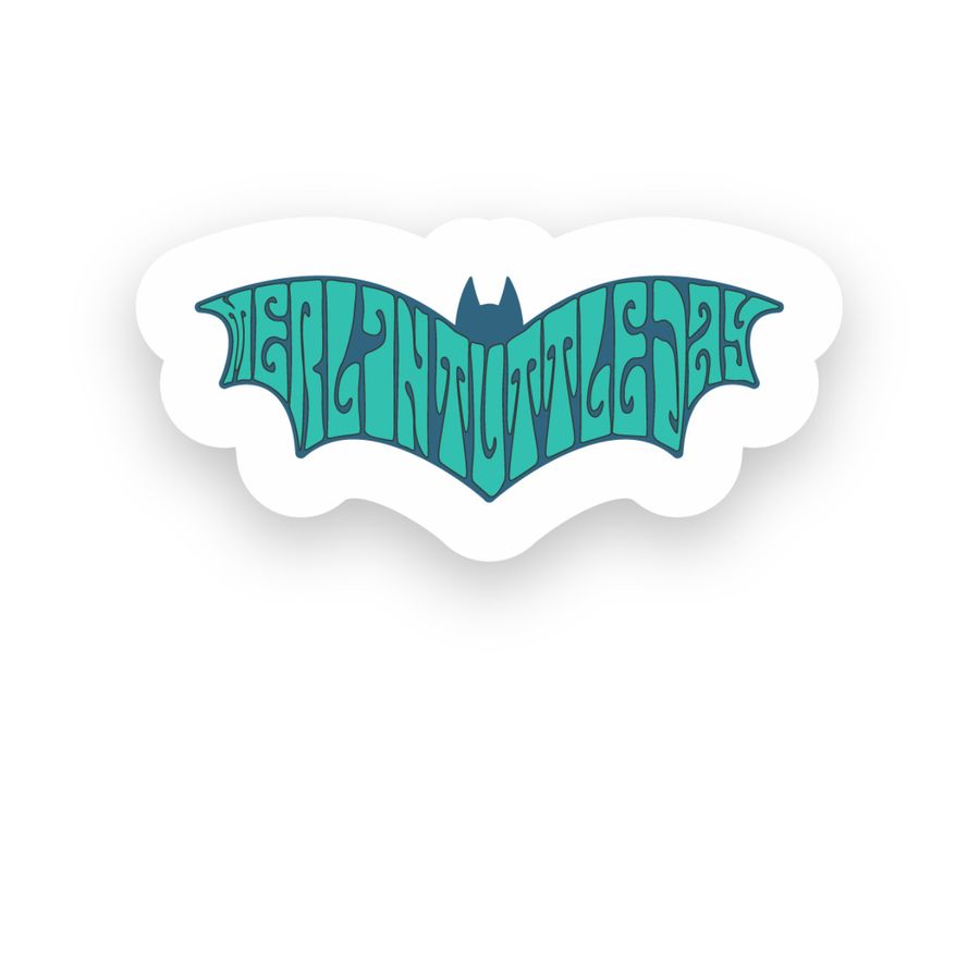 Merlin Tuttle Day Sticker, a White Kiss Cut Sticker