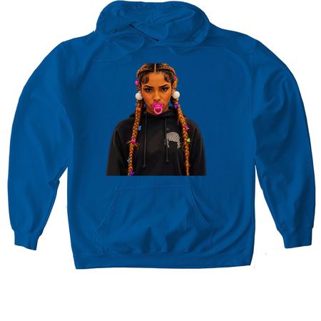 Miamor - Kenzo Sojo, a Royal Gildan Softstyle Pullover Hoodie
