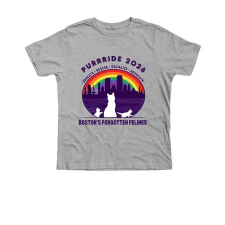 Purrride 2026, a Athletic Heather Premium Youth Tee