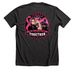 Ithaca Airport Fire Takes On Breast Cancer, a Dark Grey Heather Premium Unisex Tee (back-view)
