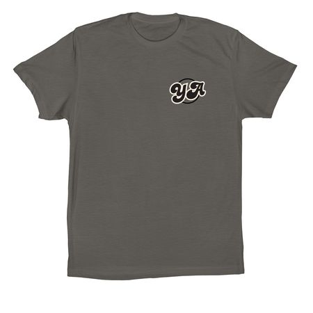 Young & Free&nbsp;, a Asphalt Premium Cotton Tee