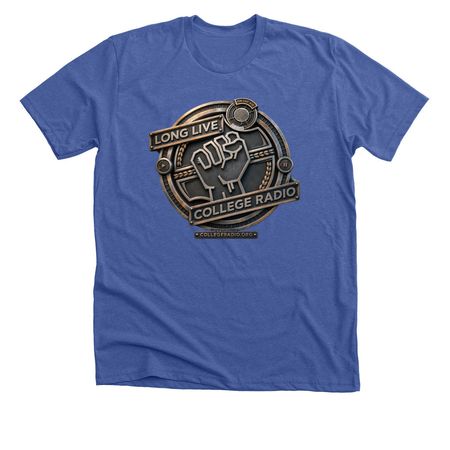 "Long Live College Radio" T-Shirt, a Solid True Royal Premium Unisex Tee