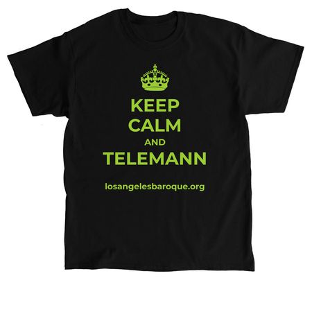 Keep Calm & Telemann!, a Black Classic Unisex Tee