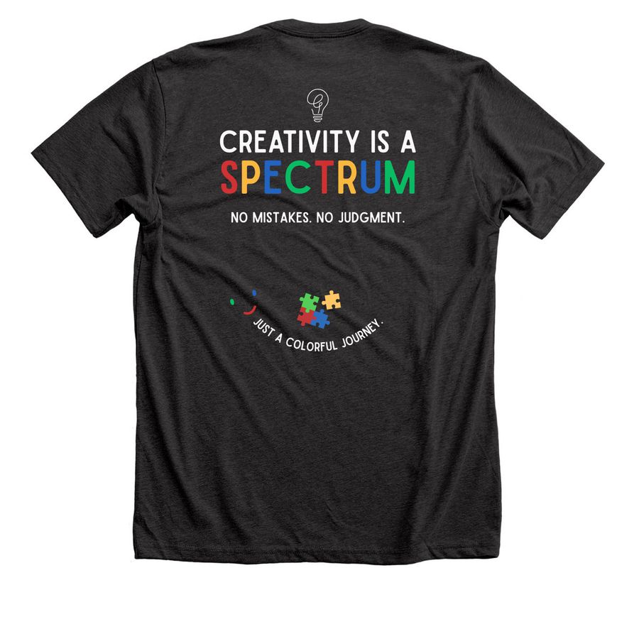 GTC + Autism Acceptance, a Dark Grey Heather Premium Unisex Tee