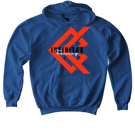 Red, Black and White Series, a Royal Softstyle Youth Pullover Hoodie