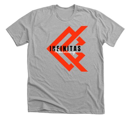 Red, Black and White Series, a Athletic Heather Premium Unisex Tee