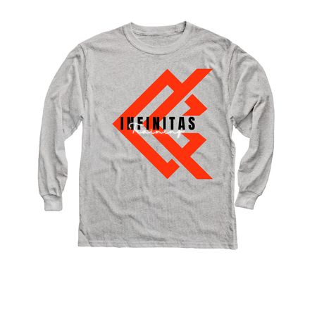 Red, Black and White Series, a Sport Grey Youth Long Sleeve Tee
