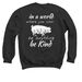 Be Kind 2020 MPFL, a Black Crewneck Sweatshirt (back-view)