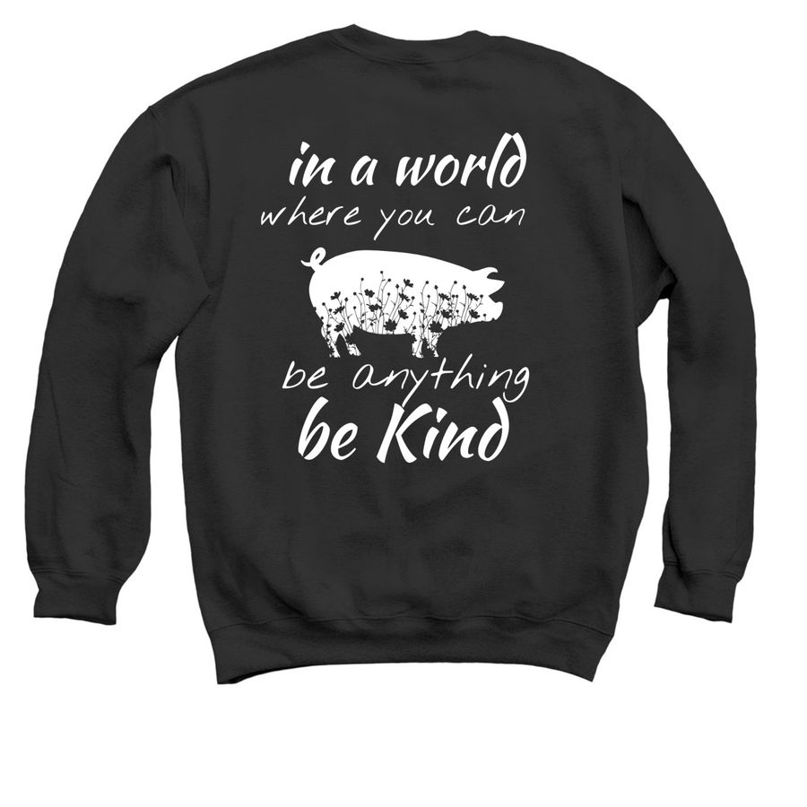 Be Kind 2020 MPFL, a Black Crewneck Sweatshirt (back-view)