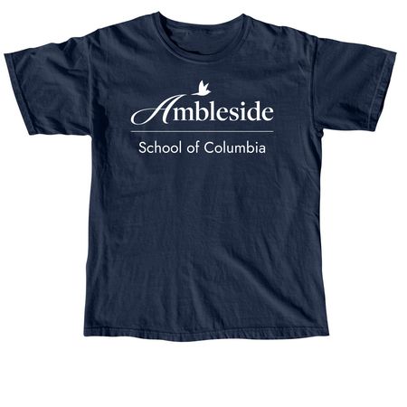 Classic Ambleside Columbia Logo, a True Navy Comfort Colors Unisex Tee