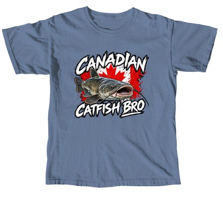 The Canadian Catfish Tee, a Blue Jean Comfort Colors Unisex Tee