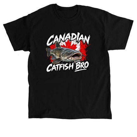 The Canadian Catfish Tee, a Black Classic Unisex Tee